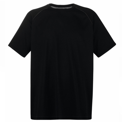 Performance-Shirt schwarz