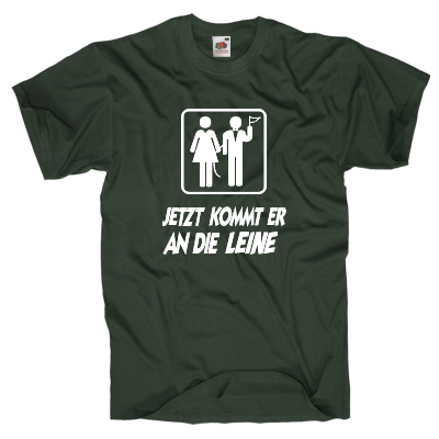 An die Leine T-Shirt Shirt online mit dem Shirtdesigner gestalten