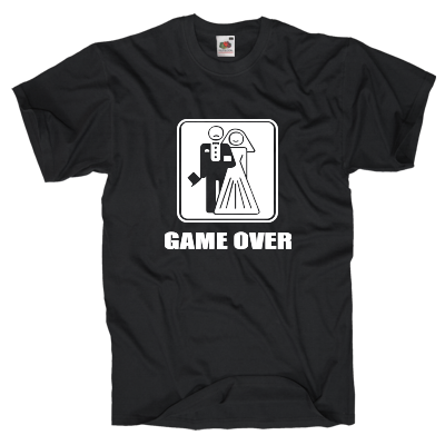 GAME OVER T-Shirt Shirt online mit dem Shirtdesigner gestalten