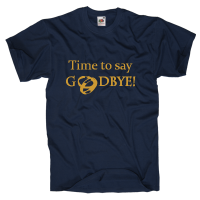 Time to say Goodbye! Shirt online mit dem Shirtdesigner gestalten
