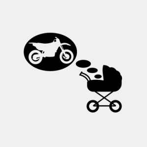 Baby träumt von Enduro T-Shirt bedrucken