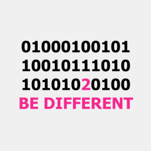 Be different T-Shirt bedrucken