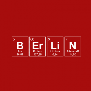 BERLIN Periodensystem T-Shirt bedrucken