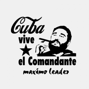 Cuba vive el Comandante maximo leader T-Shirt bedrucken