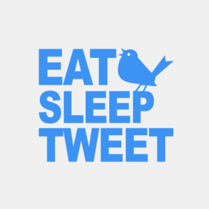 Eat sleep tweet T-Shirt bedrucken