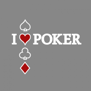 I love Poker T-Shirt bedrucken