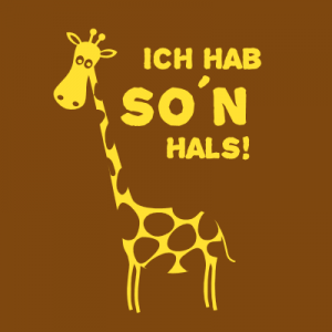 Ich hab son Hals T-Shirt bedrucken