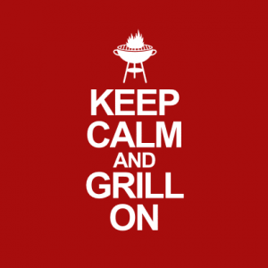 Keep calm an grill on T-Shirt bedrucken