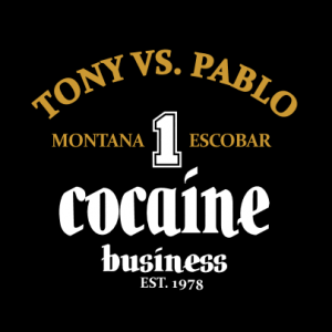 Tony vs.Pablo cocaine T-Shirt bedrucken