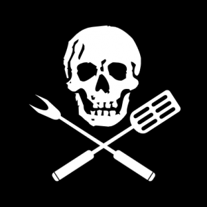 Totenkopf Grillen T-Shirt bedrucken