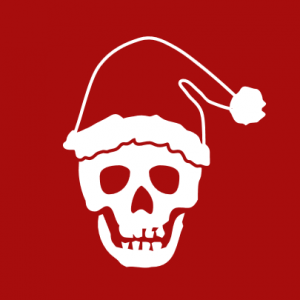 Totenkopf Weihnachten T-Shirt bedrucken