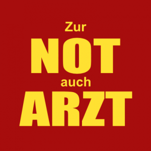 Zur Not auch Arzt T-Shirt bedrucken