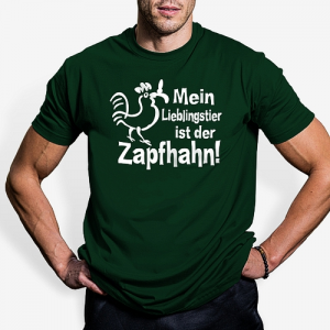 Mein Lieblingstier ist der Zapfhahn T-Shirt, Spaß an der Theke