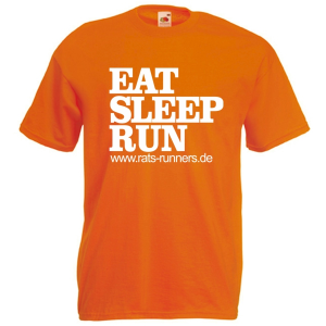 Eat sleep run Shirt, schnell was Essen kurz schlafen und dann wieder los