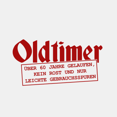 Oldtimer über 60 Jahre gelaufen