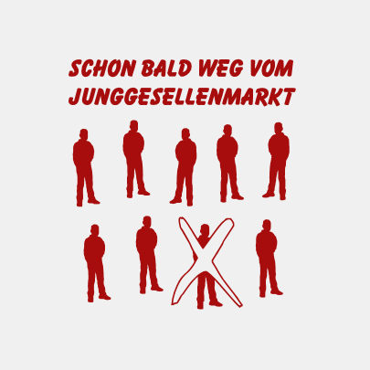 Schon bald weg vom Jungesellenmarkt