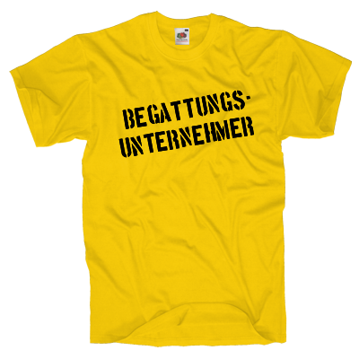 Begattungsunternehmer Shirt Shirt online mit dem Shirtdesigner gestalten