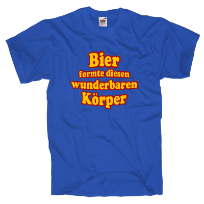 Bier formte diesen wunderbaren Körper Shirt online mit dem Shirtdesigner gestalten