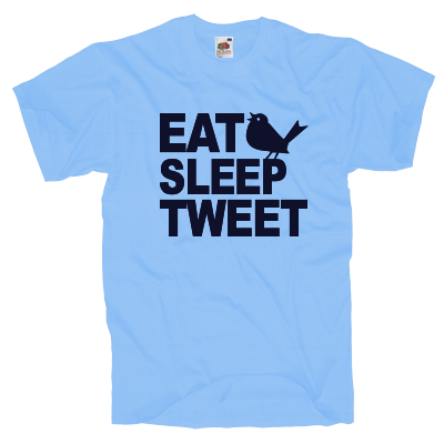 Eat, Sleep, Tweet T-Shirt Shirt online mit dem Shirtdesigner gestalten