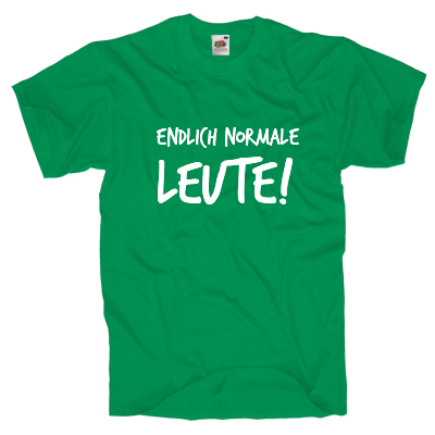 Endlich normale Leute! Shirt online mit dem Shirtdesigner gestalten