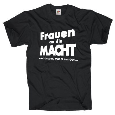 Frauen an die Macht T-Shirt Shirt online mit dem Shirtdesigner gestalten