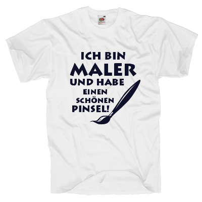 Ich bin Maler T-Shirt Shirt online mit dem Shirtdesigner gestalten