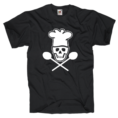 Koch Piratenkopf T-Shirt Shirt online mit dem Shirtdesigner gestalten