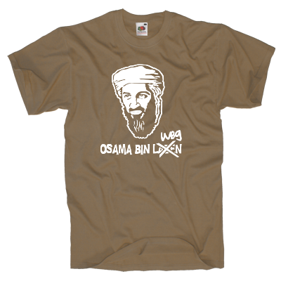 Osama bin weg T-Shirt Shirt online mit dem Shirtdesigner gestalten