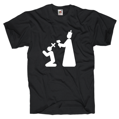 Prügel für den Glauben Shirt online mit dem Shirtdesigner gestalten