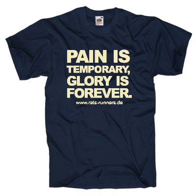 Rats-Runners Pain is temporary Shirt Shirt online mit dem Shirtdesigner gestalten