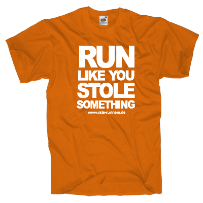 Run like you stole something Shirt Shirt online mit dem Shirtdesigner gestalten