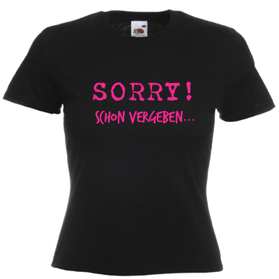 Sorry, schon vergeben.. Shirt online mit dem Shirtdesigner gestalten