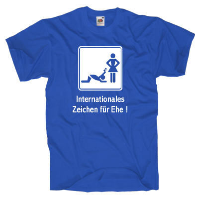 Zeichen für Ehe T-Shirt Shirt online mit dem Shirtdesigner gestalten